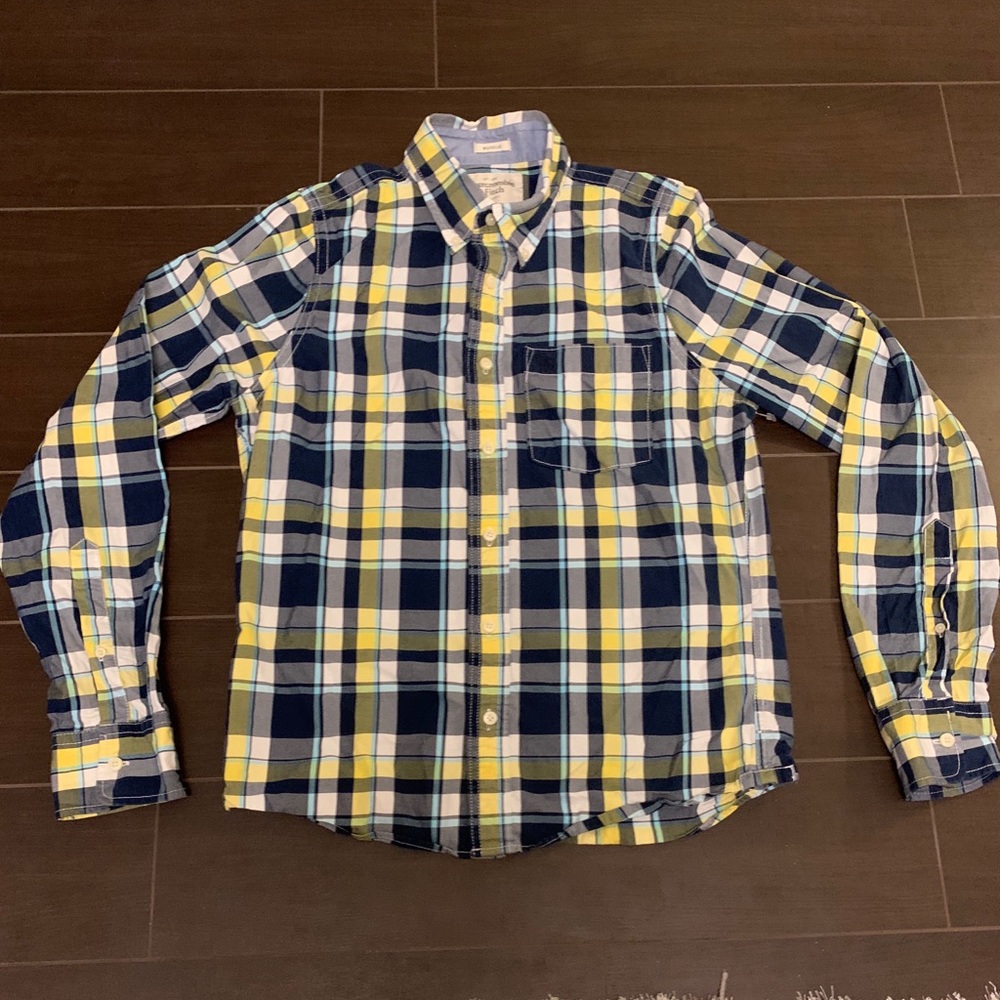 Abercrombie Men Muscle Large Button down